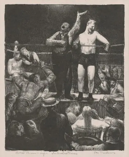 Introductions, by George Bellows, ink, 1921