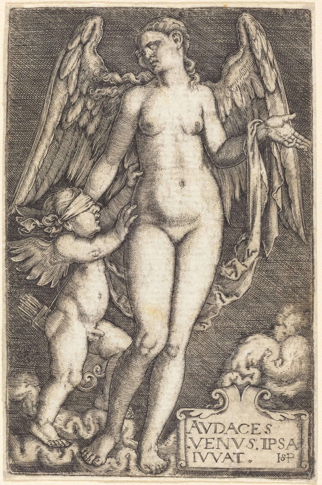 Venus and Cupid, detail