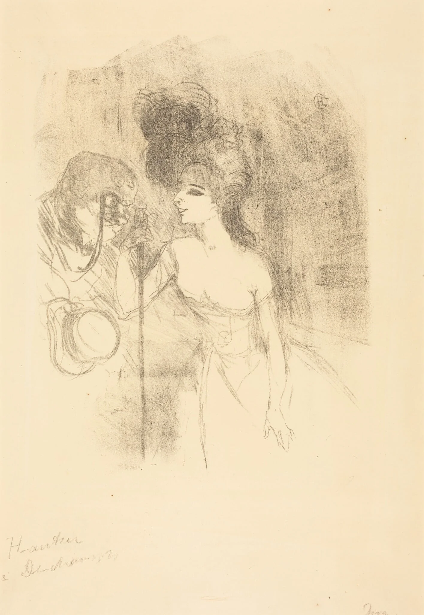 Anna Held and Baldy (Anna Held et Baldy), detail