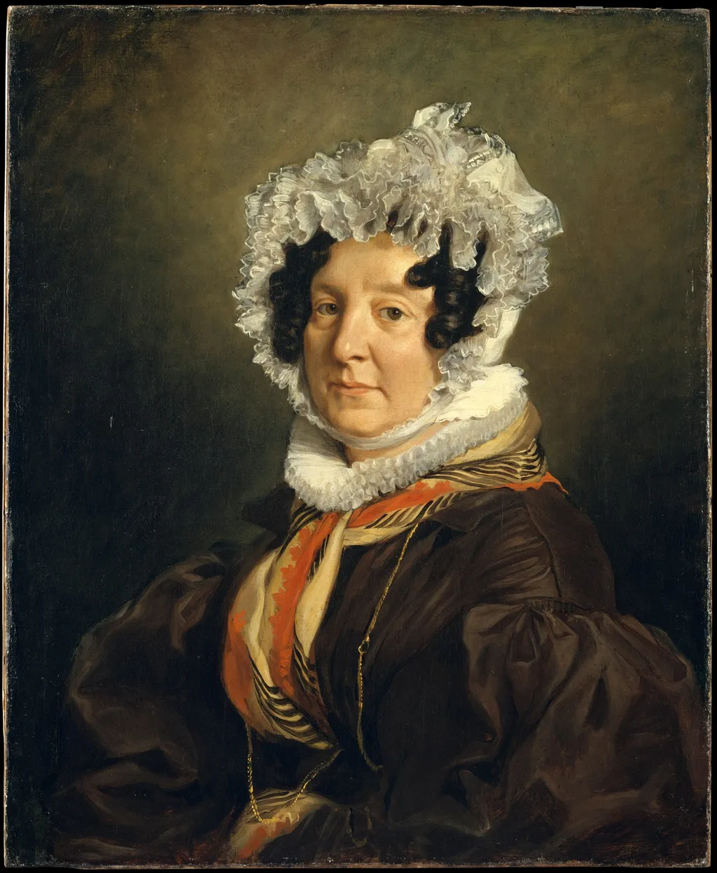 Madame Henri François Riesener (Félicité Longrois, 1786–1847), by Eugène Delacroix, oil, 1835