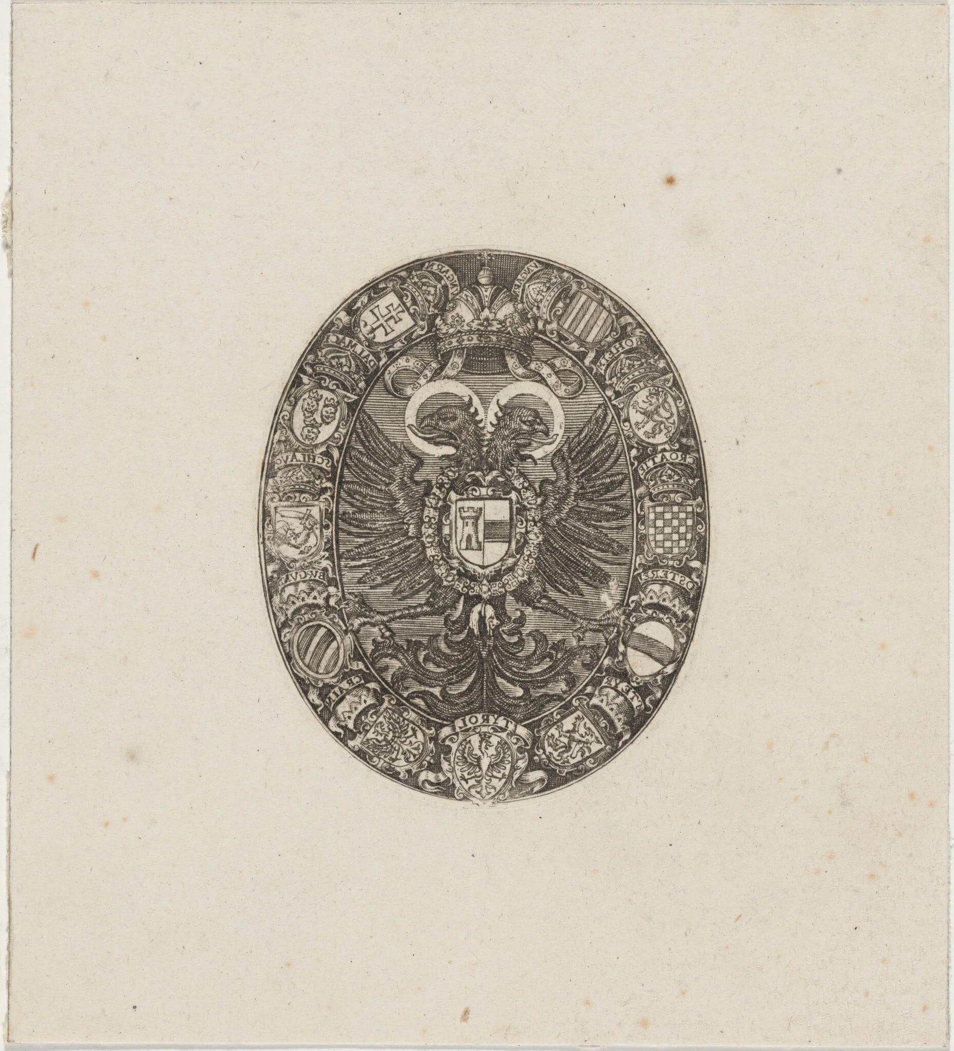 Shields of the Emperor Matthias, detail