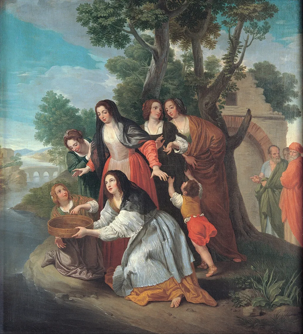 The Vestal Tuccia, by Domenico Corvi, oil, 1771