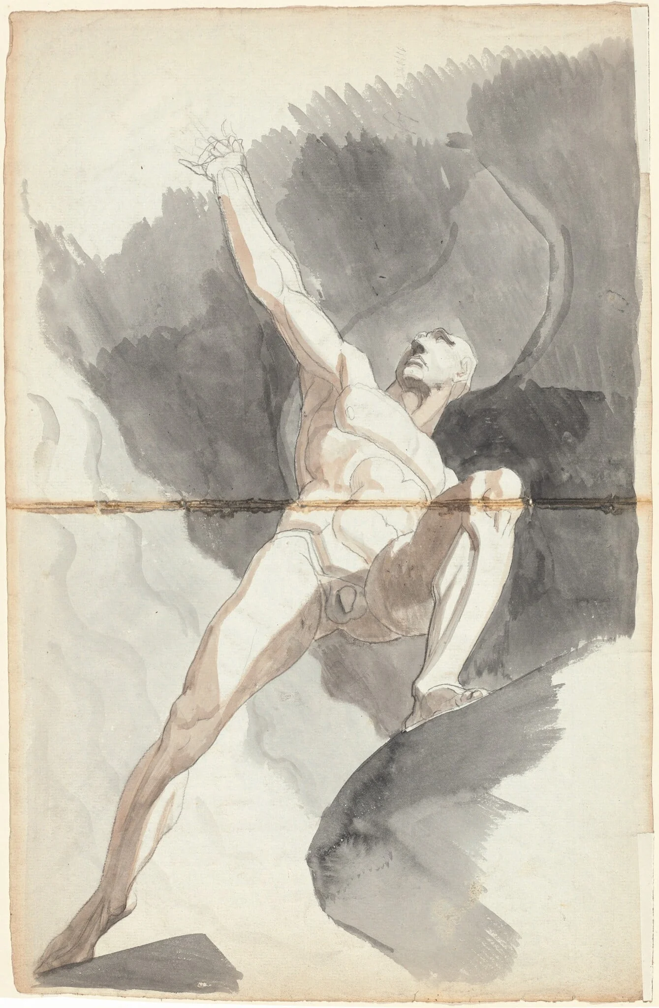 Satan Defying the Powers of Heaven, detail