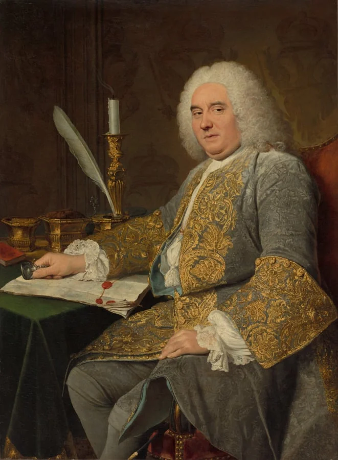 Portrait of Jean-Gabriel du Theil at the Signing of the Treaty of Vienna, detail