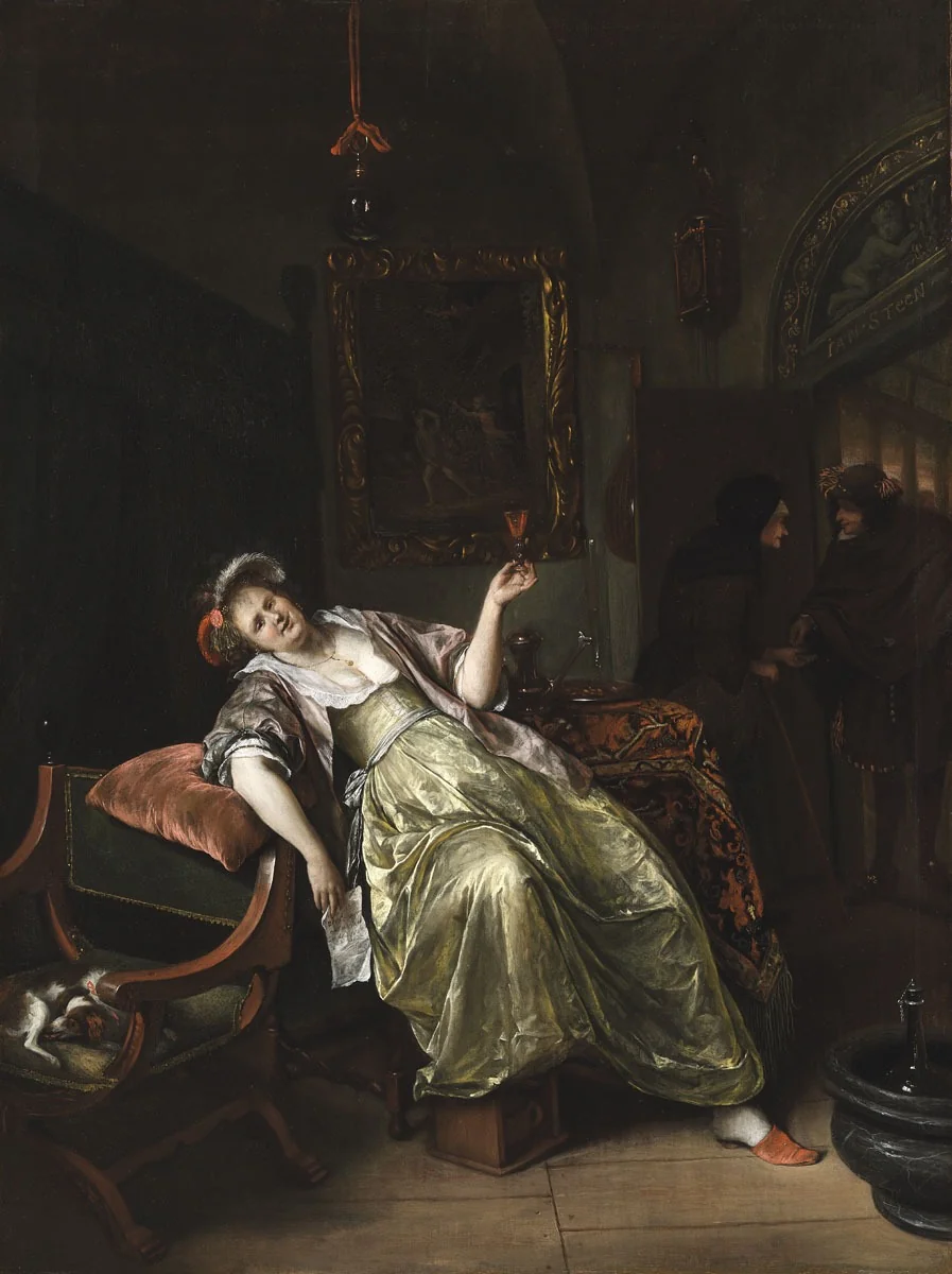 The Courtesan, detail