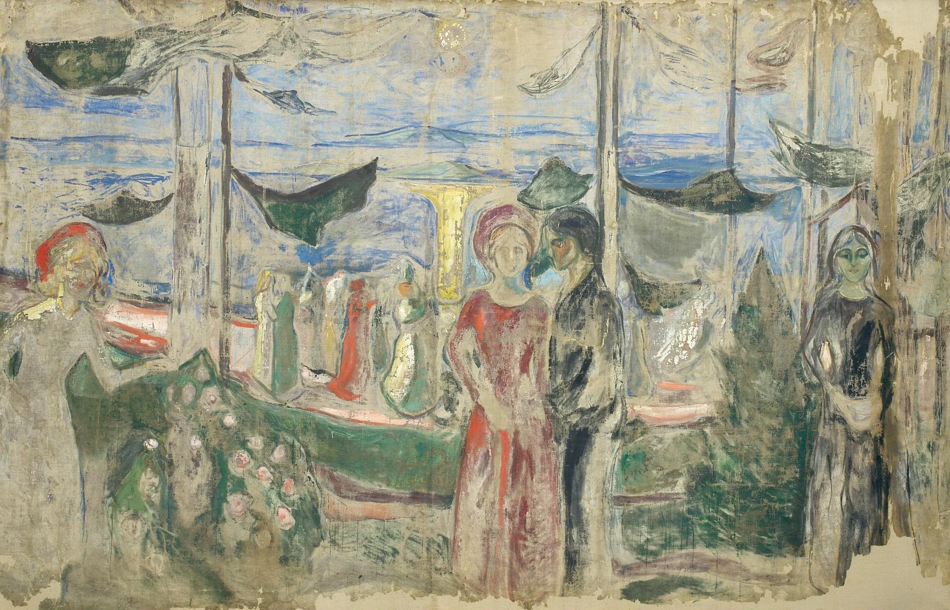 Dance on the Beach, detail