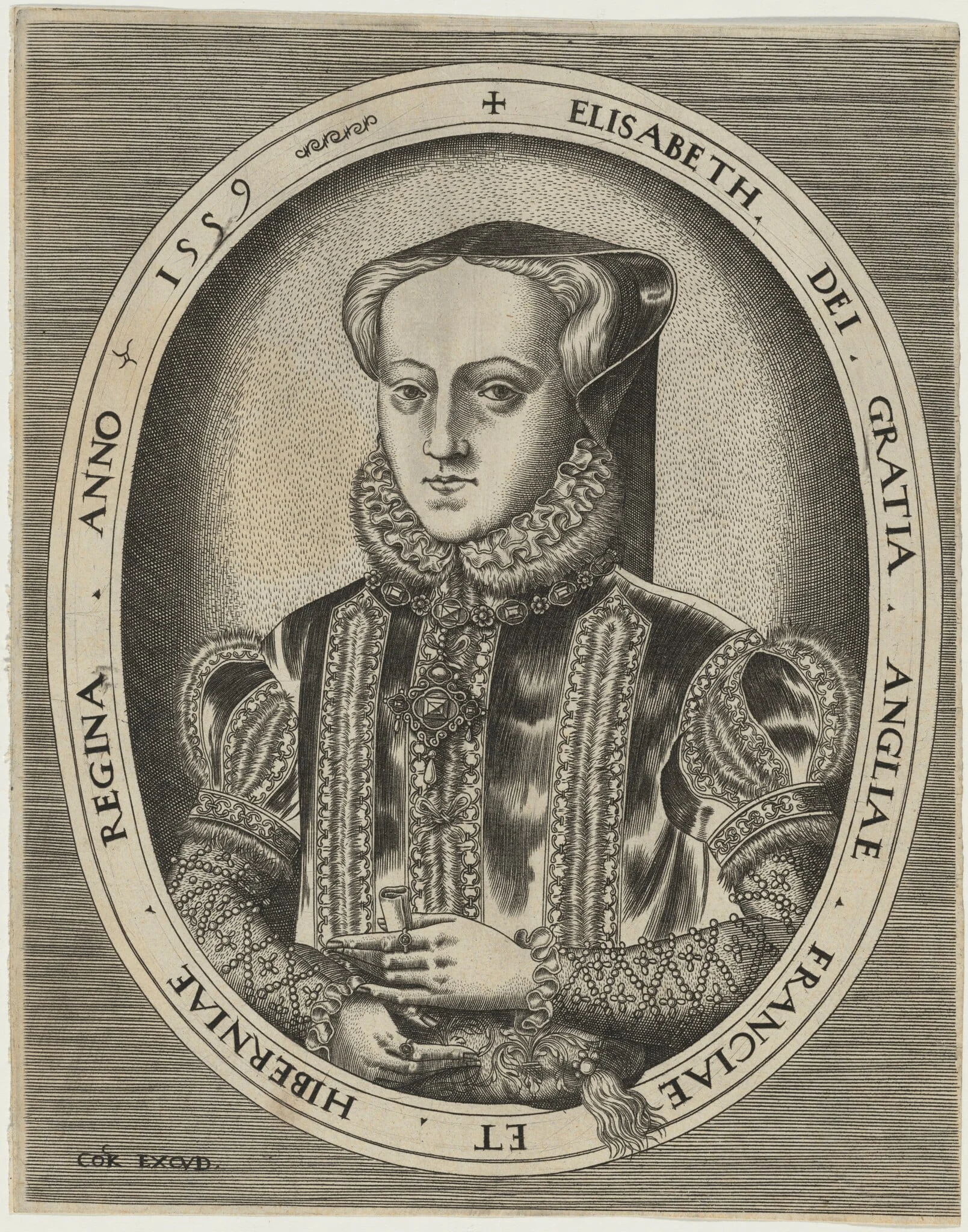 Queen Elizabeth, detail