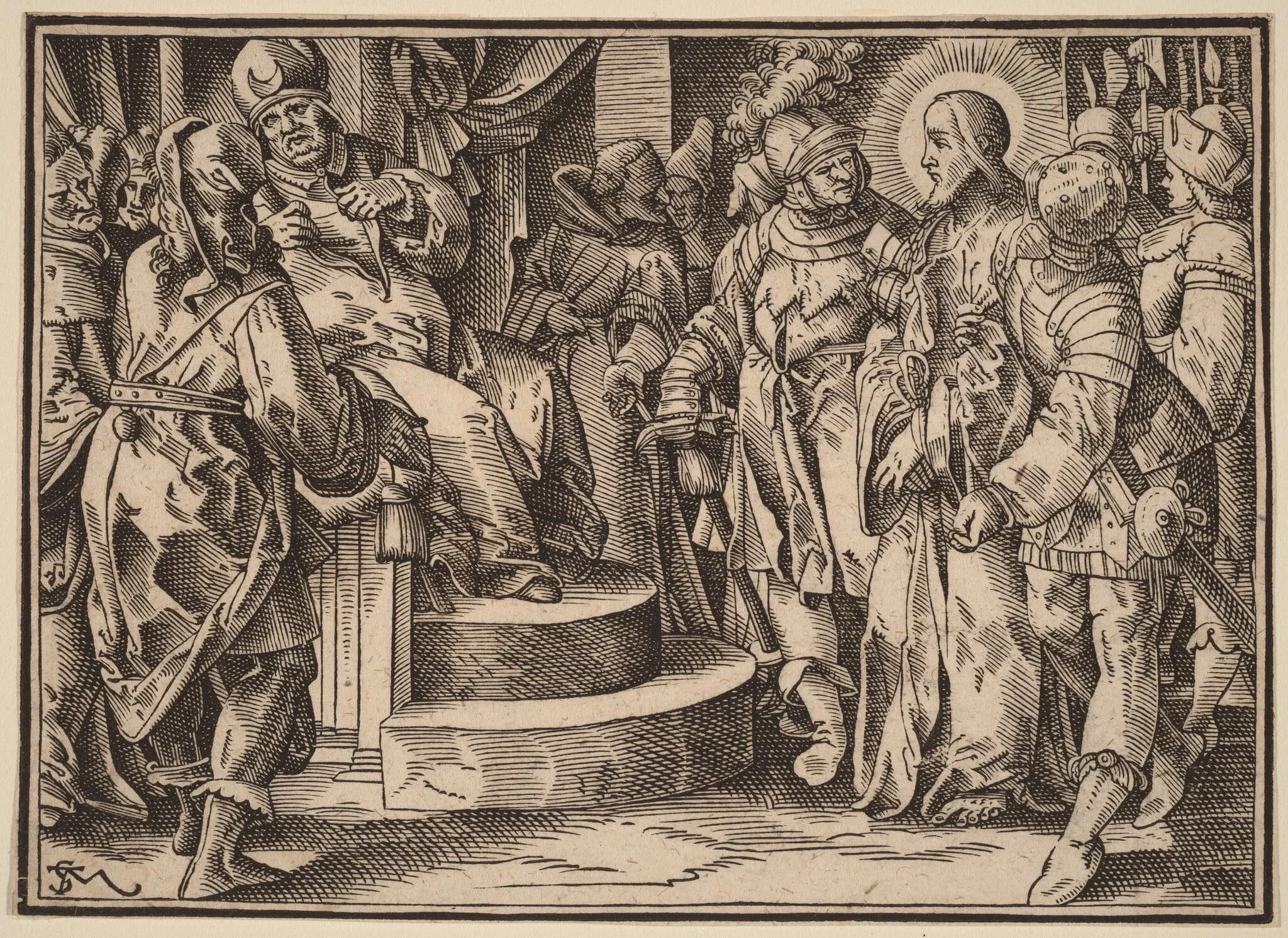 Christ Tells His Disciples of the Last Judgment, detail