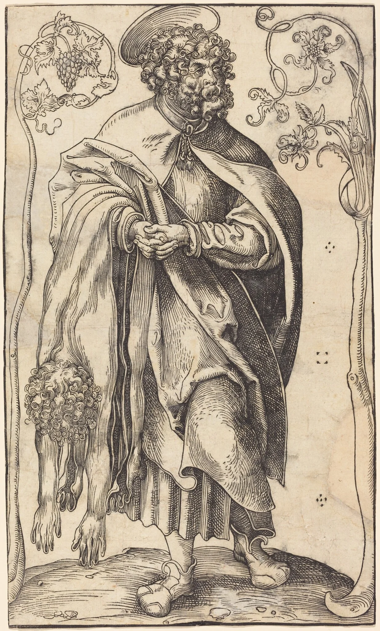 Saint Bartholomew, detail