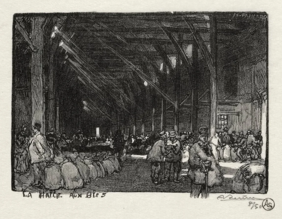 Rouen Illustré: La Halle aux Blès, detail