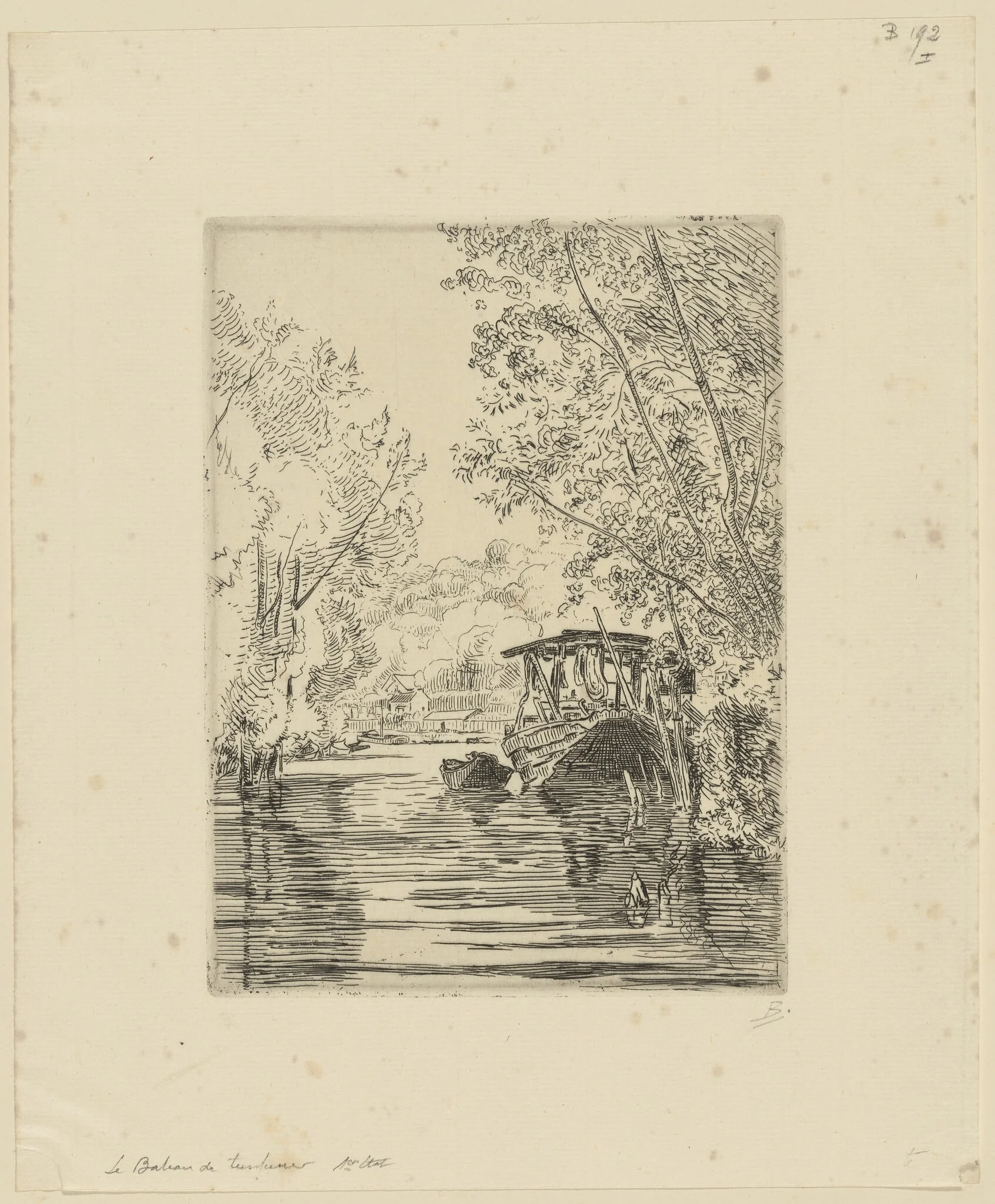 The Dyer's Boat, detail