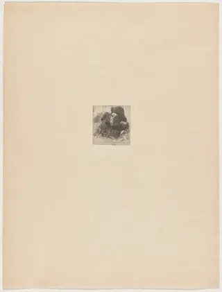 La bailli, by Félicien Rops, ink, 1895