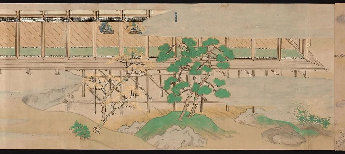神於寺縁起絵巻断簡|Scene from The Illustrated Legends of Jin’ōji Temple (Jin’ōji engi emaki), detail