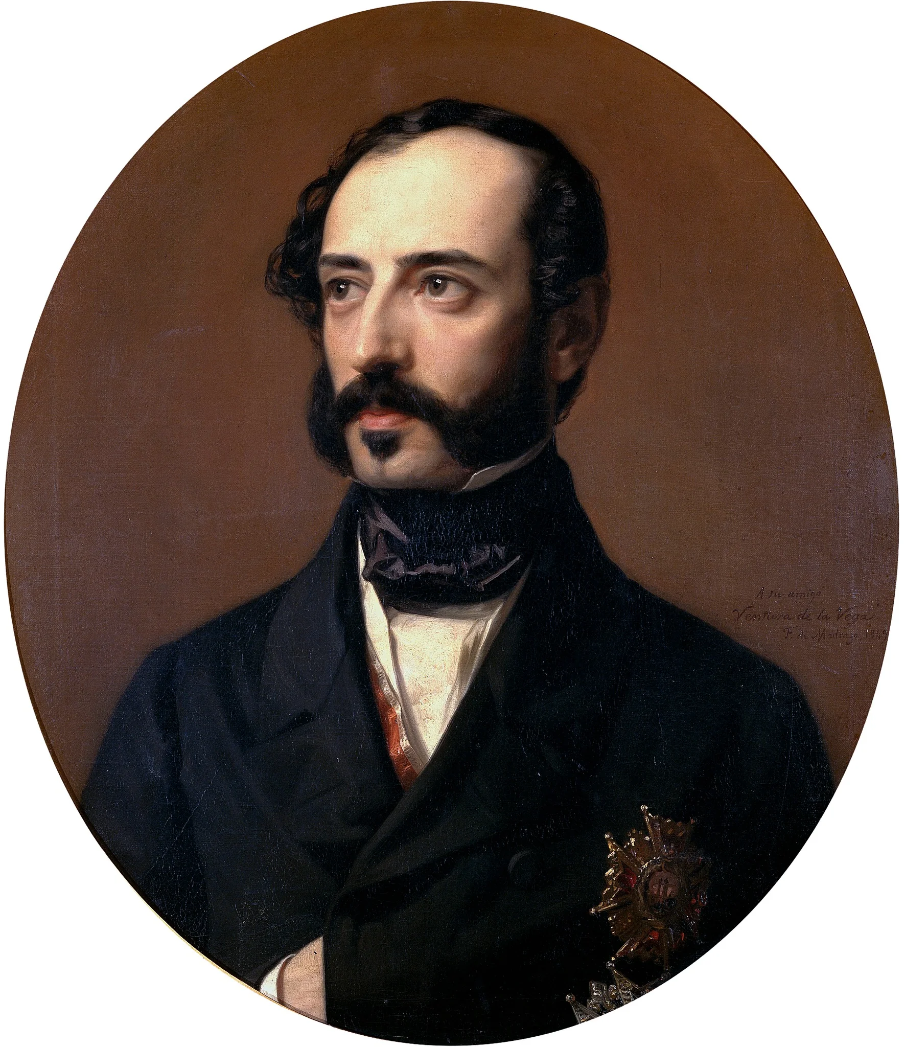 Ventura de la Vega, detail