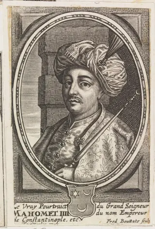 Turkish sultans, sultanas and other historical figures, by Bouttats, 1648