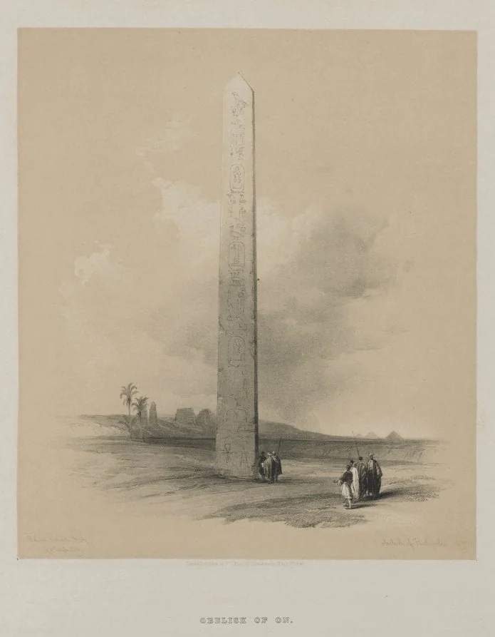 Egypt and Nubia, Volume II: Obelisk of Heliopolis, detail