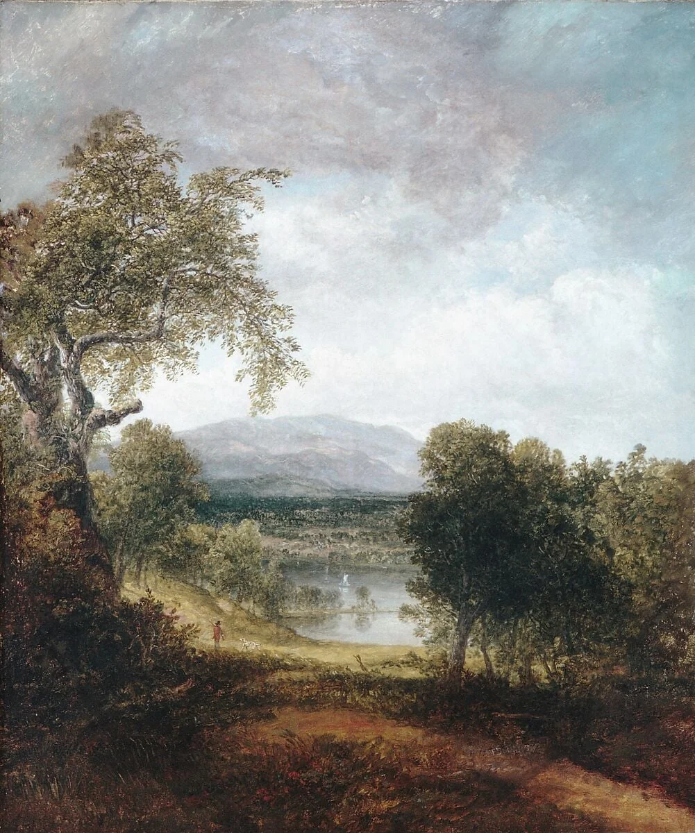A River Glimpse, detail