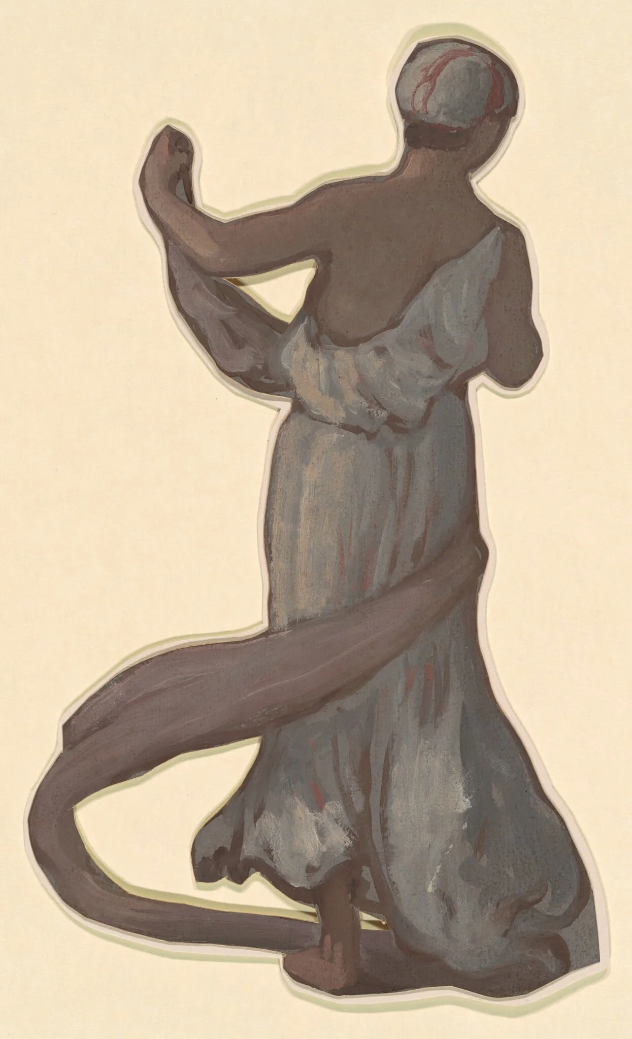 Study for "Greek Girls Bathing", detail