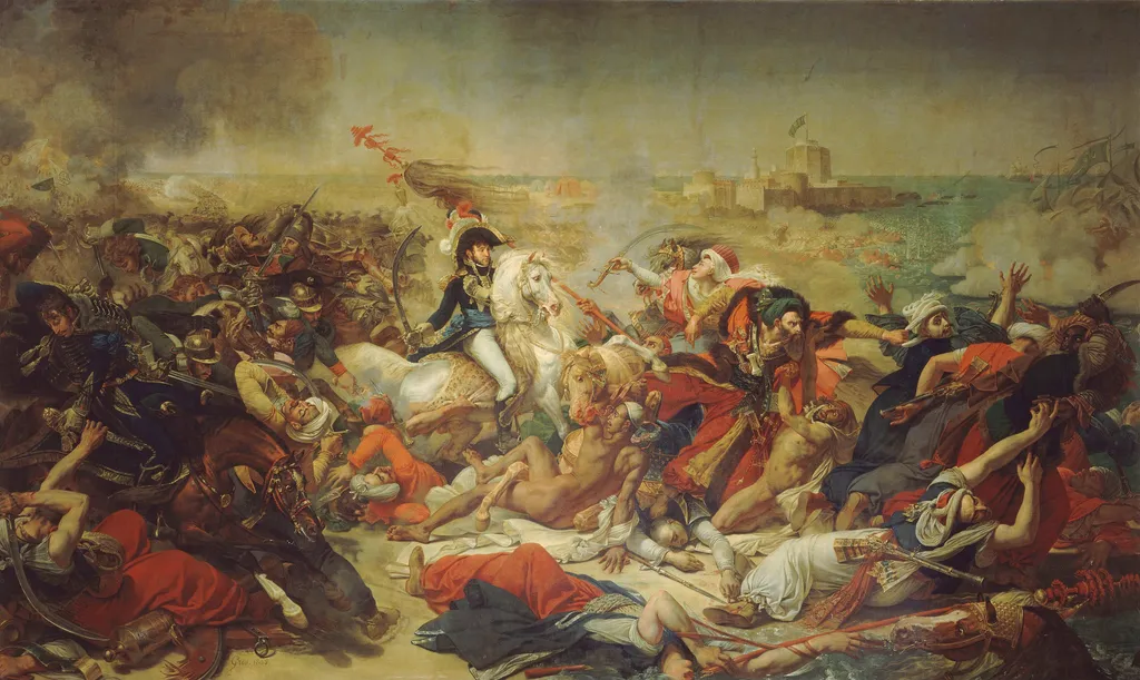 Bataille d'Aboukir, 25 Juillet 1799, by Antoine-Jean Gros, oil, 1806