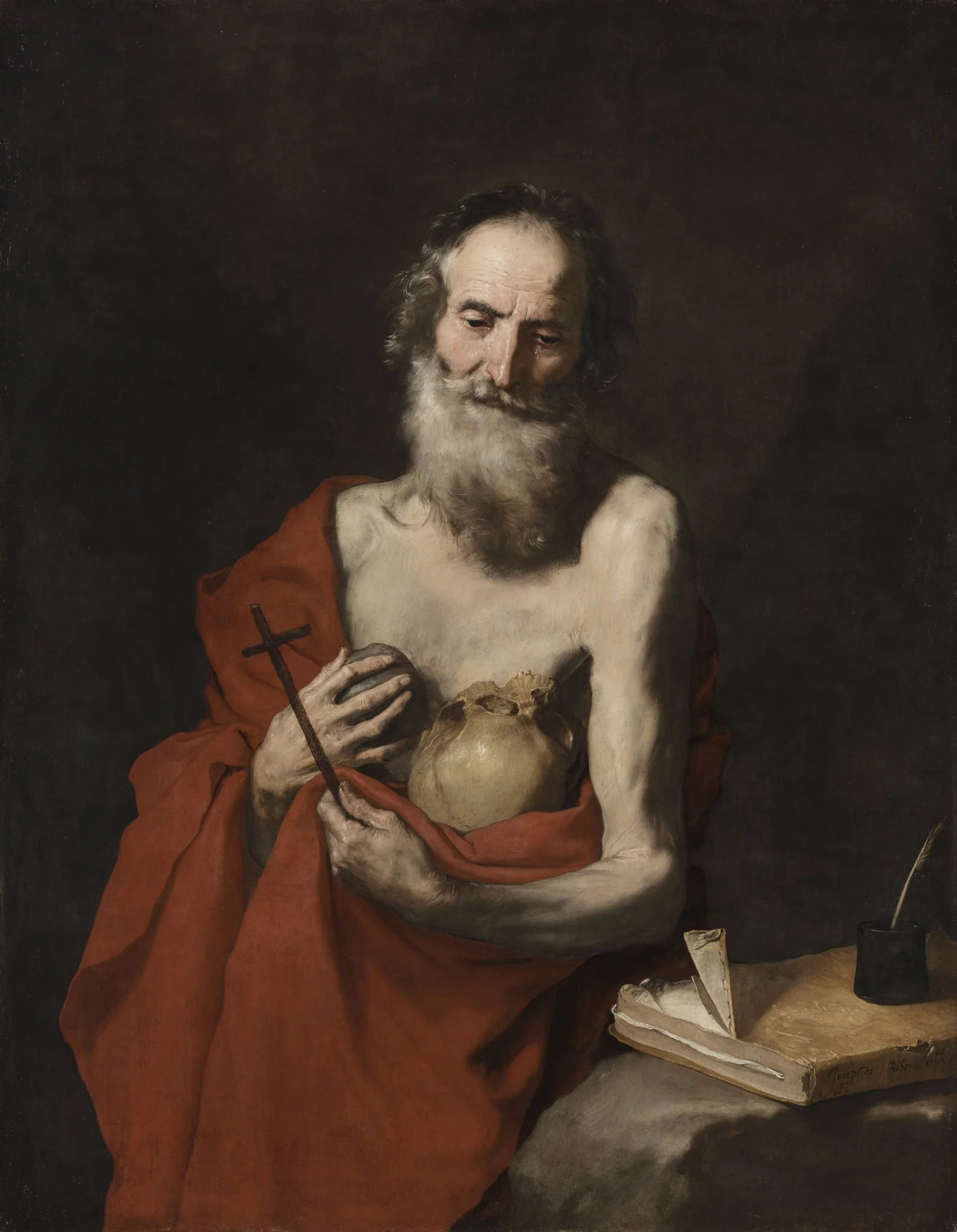Saint Jerome, detail