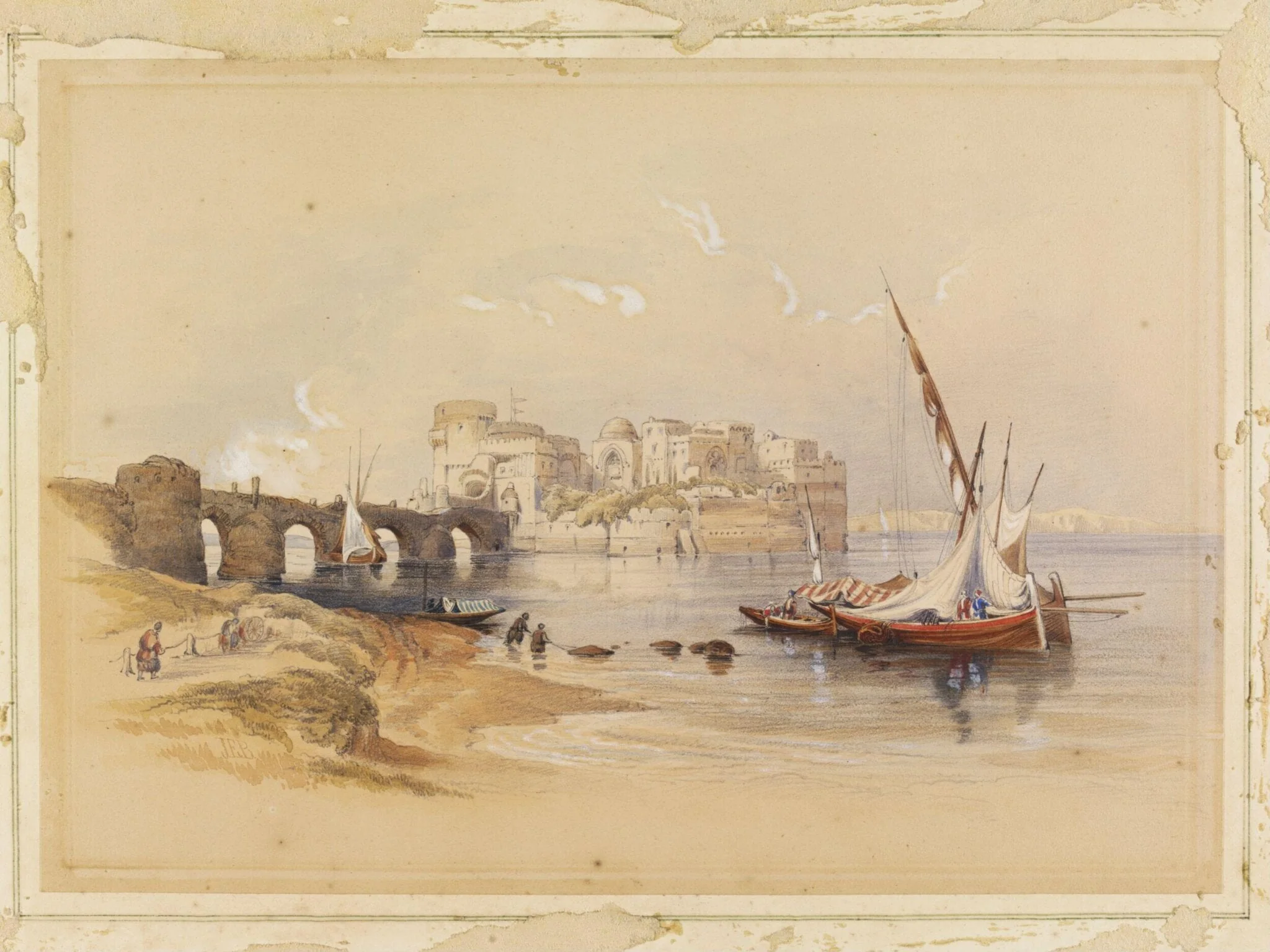 The Citadel of Sidon, detail