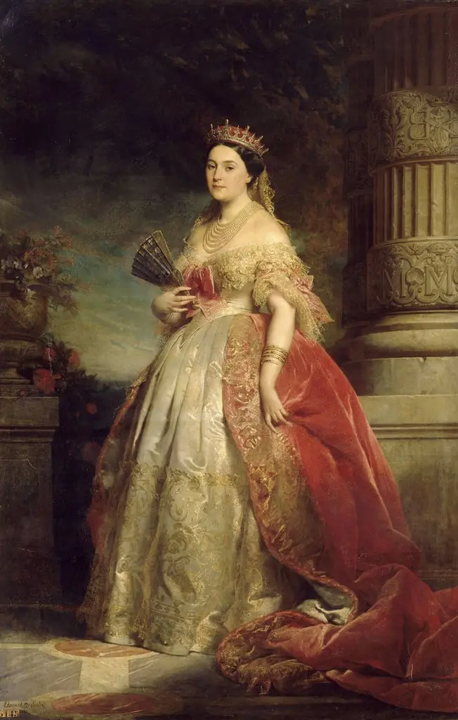 Portrait of the Princess Mathilde, by Edouard Louis Dubufe, oil, 1861