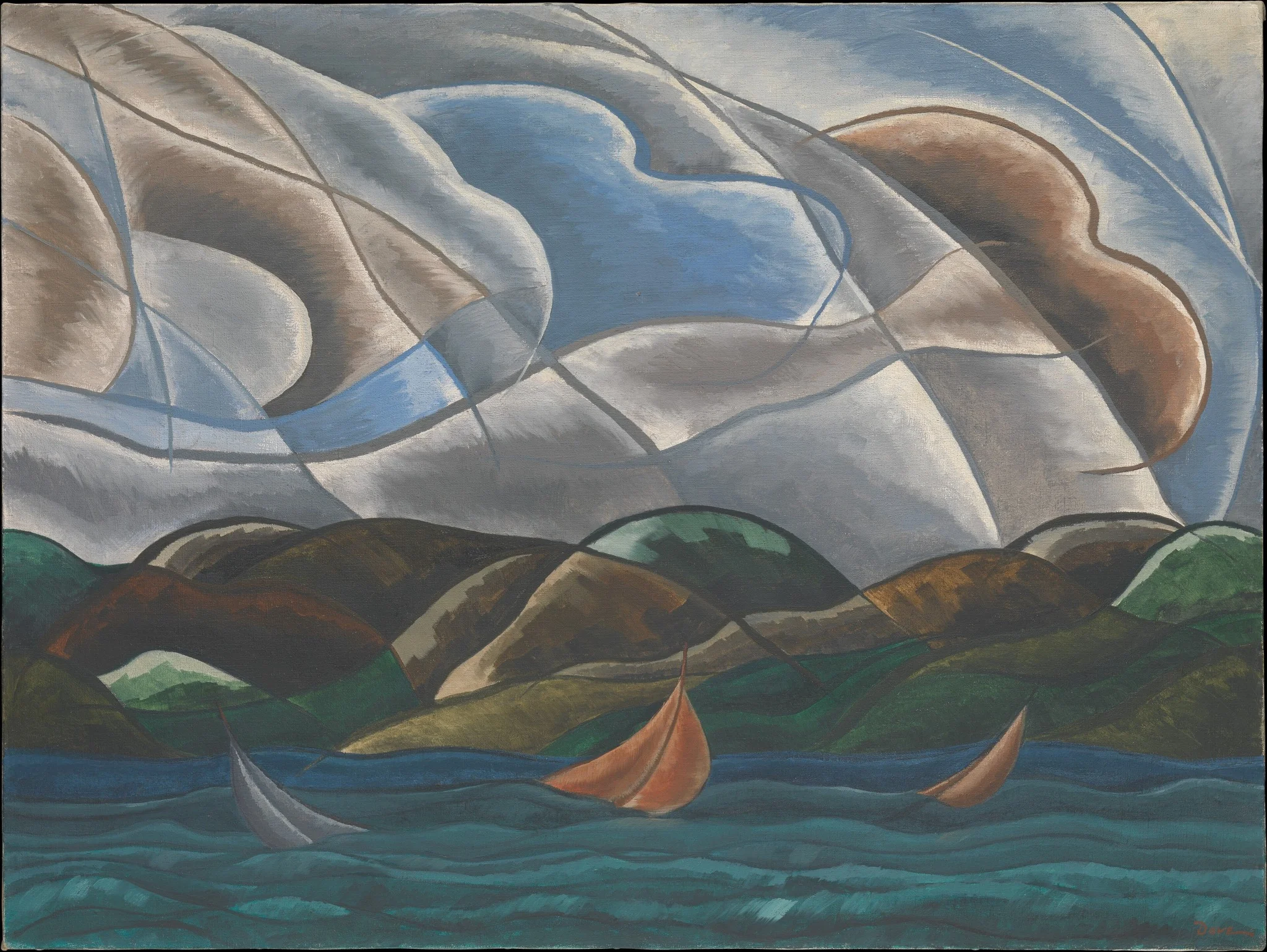 Clouds and Water, detail