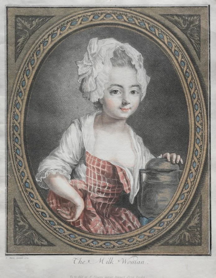 The Milk Woman, detail
