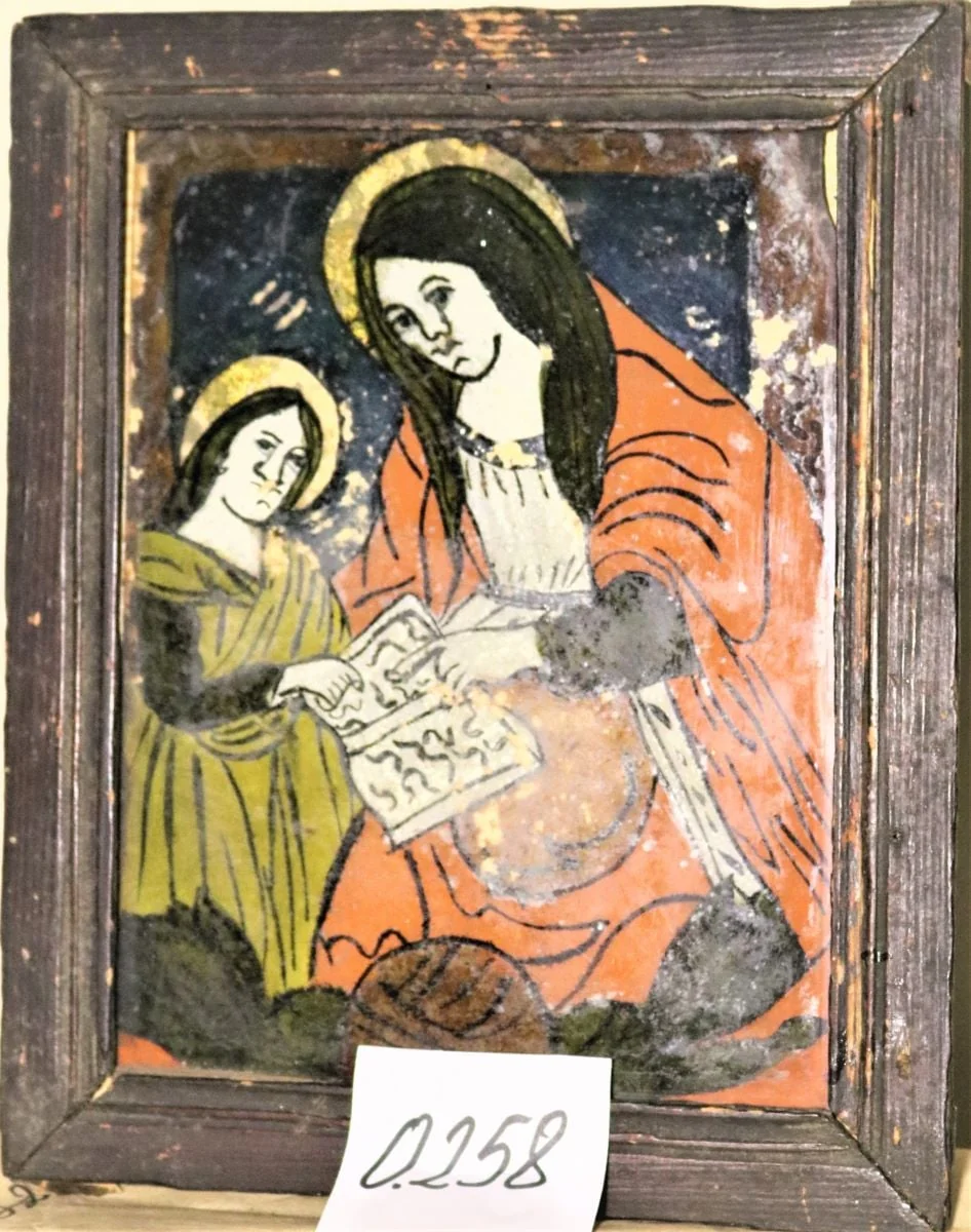 Maica Domnului cu Sfânta Ana, detail