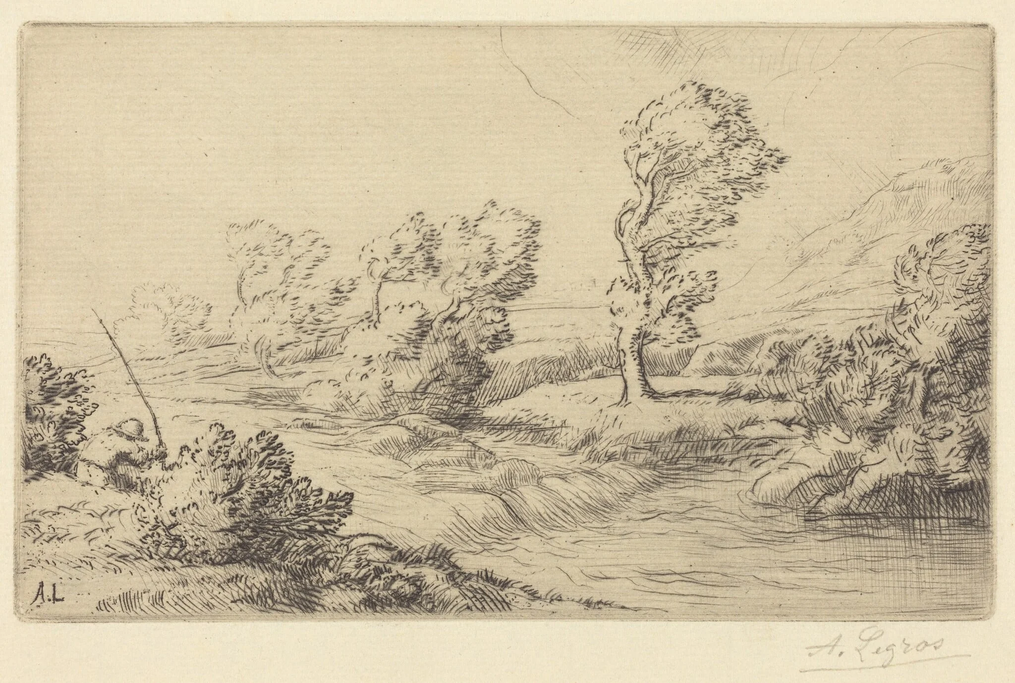 Banks of the Marne (Bord de la Marne), detail