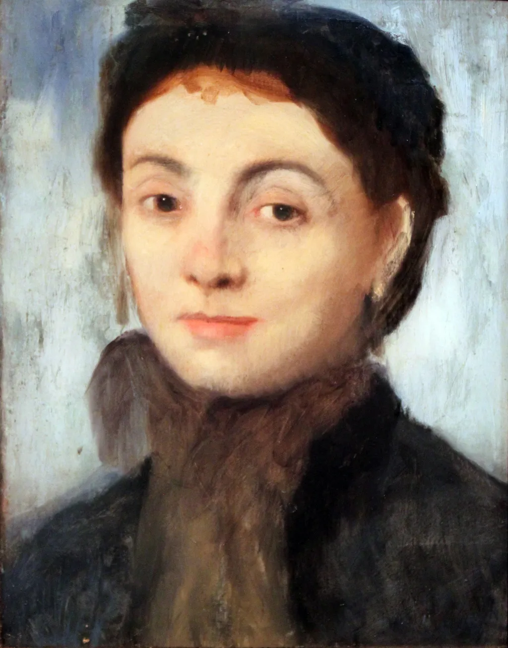 Joséphine Gaujelin, by Edgar Degas, oil, 1867