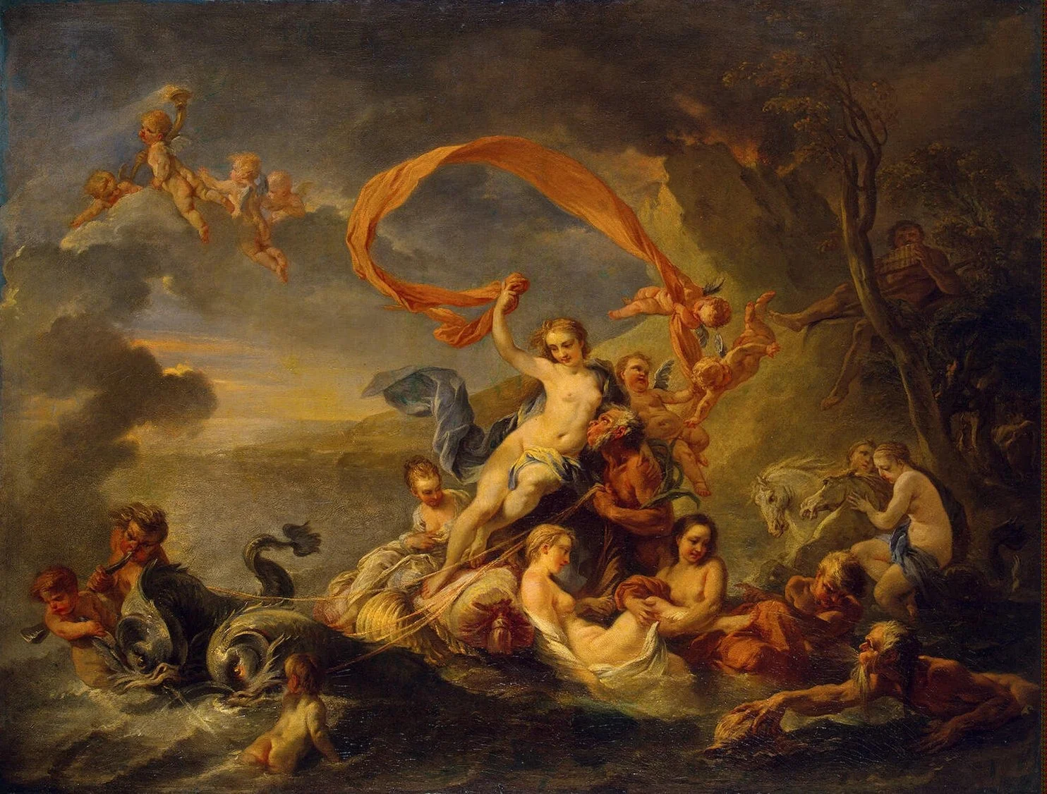 Tiumph of Galatea, detail