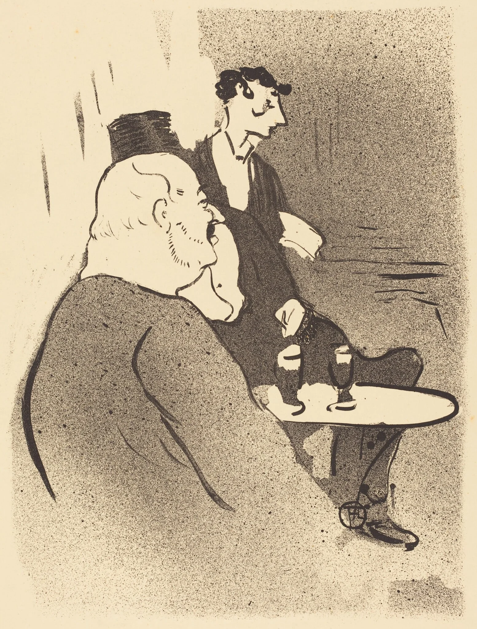 Ducarre at the Ambassadeurs (Ducarre aux ambassadeurs), detail