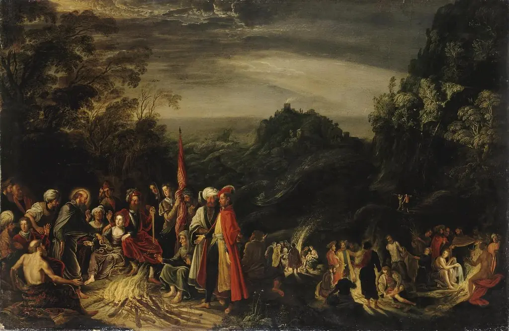 Miracle of St Paul on the Island of Malta, by David Teniers the Younger, oil, 1620