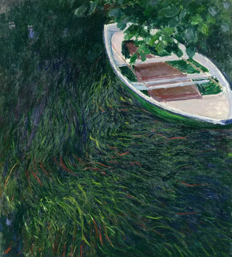 The row boat, by Claude Monet, oil, 1894