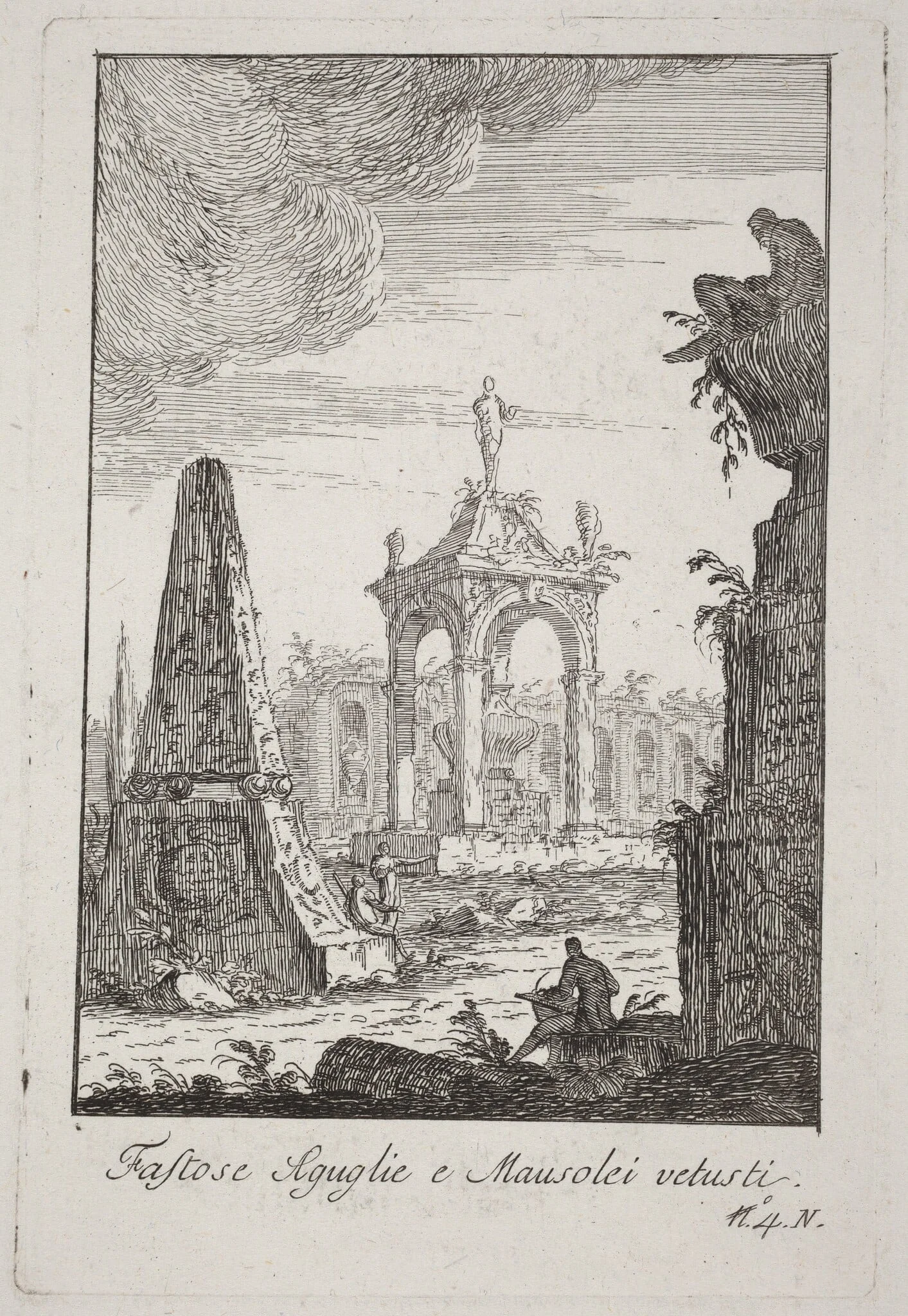 Fastose Aguglie e Mausolei vetusti, detail