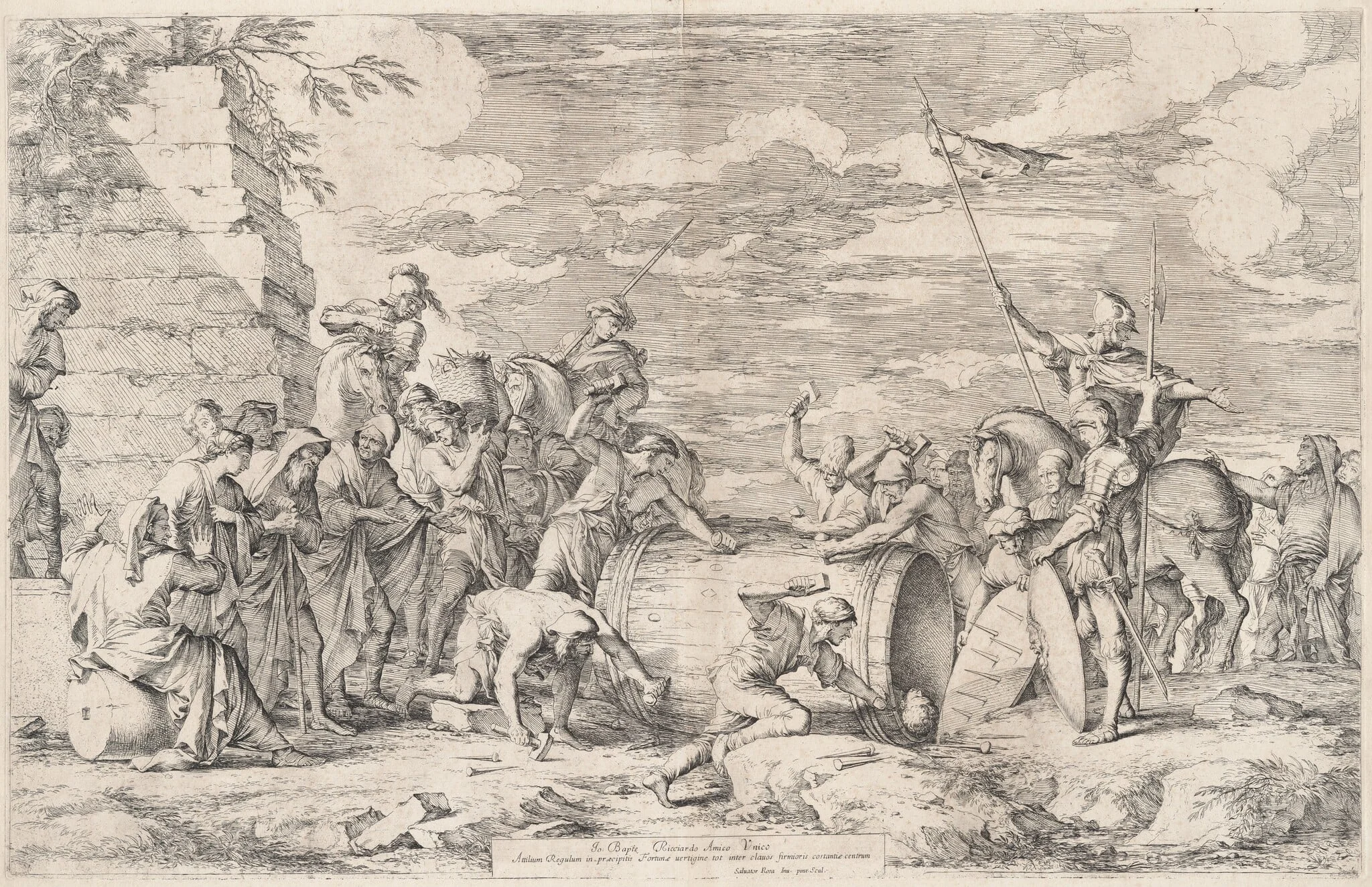 The Death of Atilius Regulus, detail
