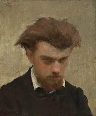 Self-Portrait, by Henri Fantin-Latour, oil, 1861
