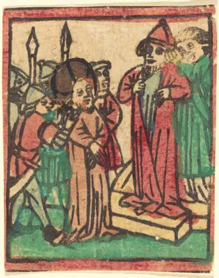 Caiaphas Tearing his Clothes