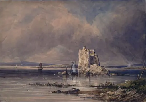 View on the Shannon, by Caleb Robert Stanley