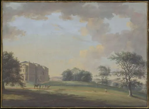 Luton Park (or Luton Hoo), Bedfordshire from the West, by Callander