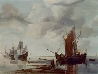 Calm Sea at Ebb Tide, by Hendrick Dubbels