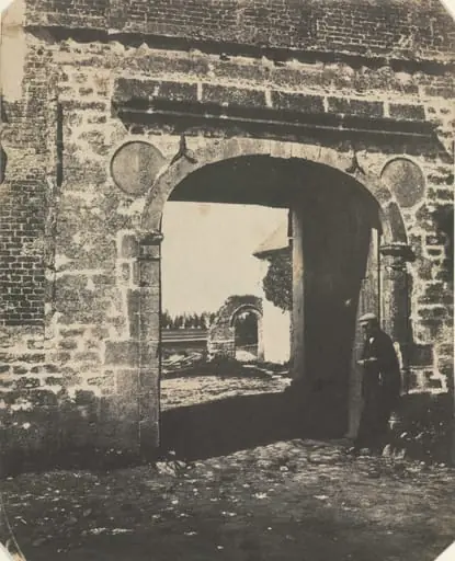 Arch in Farmyard, Swansea, by Calvert Richard Jones