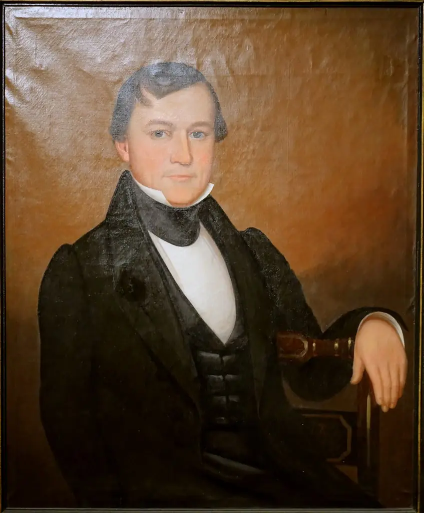 Portrait of Abraham Prescott Jr., by Calvin Balis