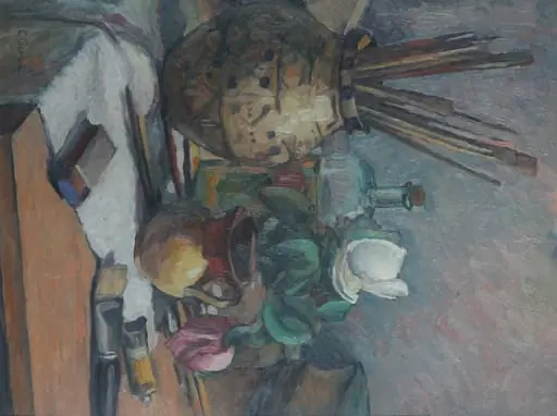 Borcan cu pensule, by Camil Ressu