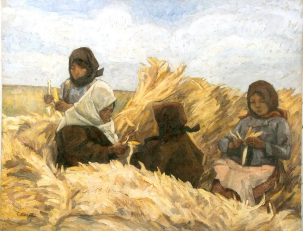 Clacă la porumb, by Camil Ressu, unspecified