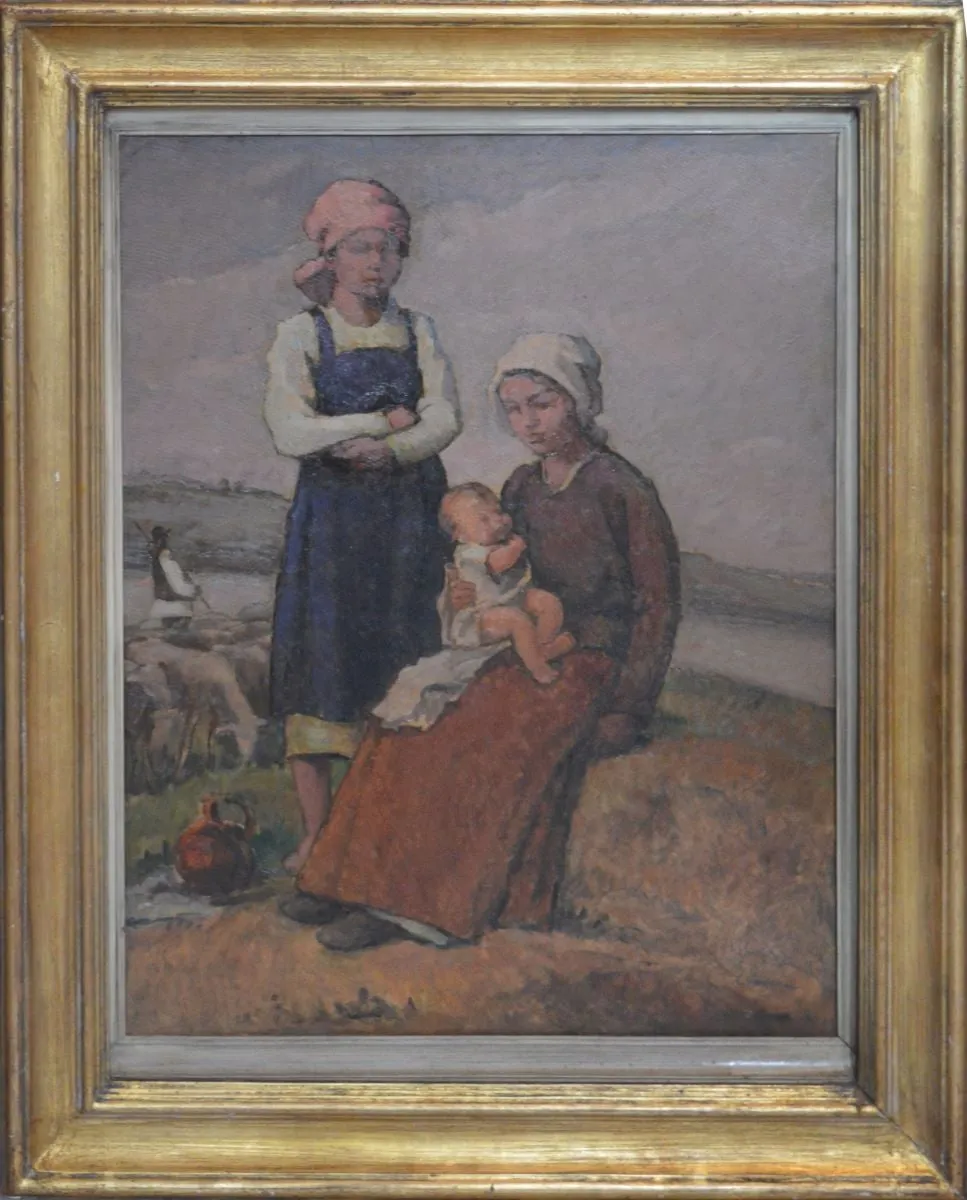 Compoziție cu țărănci, by Camil Ressu, 1930