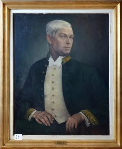 Liviu Rebreanu academician, by Camil Ressu