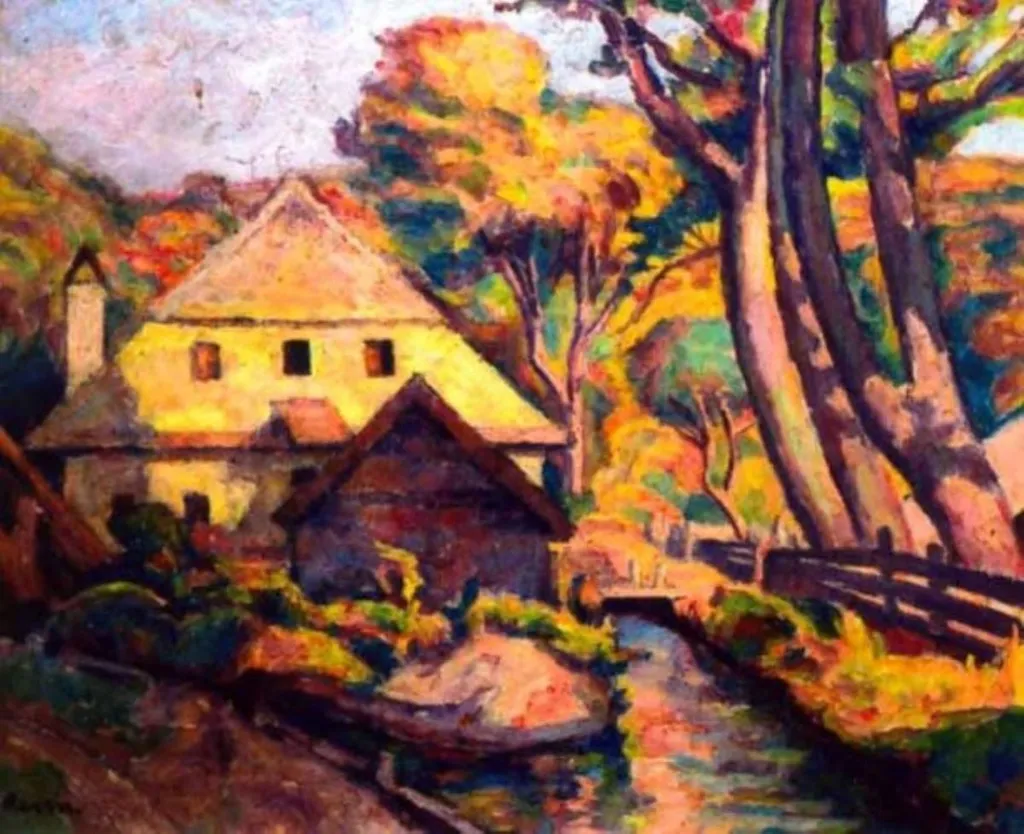 Moară în peisaj, by Camil Ressu, unspecified, 1930