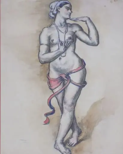 Nud – Odaliscă, by Camil Ressu
